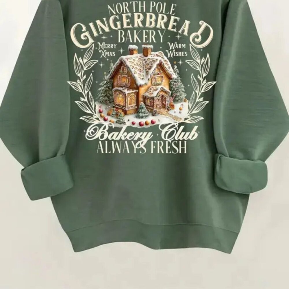 NORTH POLE GINGERBREAD BAKERY HOUSE NIP - Picture 3 of 5